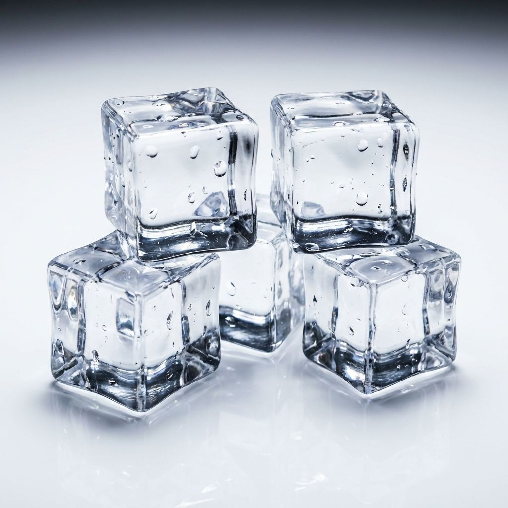 크리스탈 얼음 큐브
